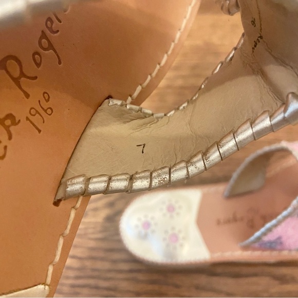 Jack Rogers | Women's Leather Pink Jacks Pirate Thong Sandal in Pink SIZE 7 - Picture 4 of 12